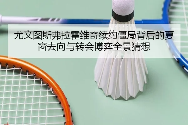 尤文图斯弗拉霍维奇续约僵局背后的夏窗去向与转会博弈全景猜想