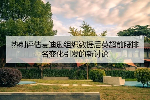 热刺评估麦迪逊组织数据后英超前腰排名变化引发的新讨论